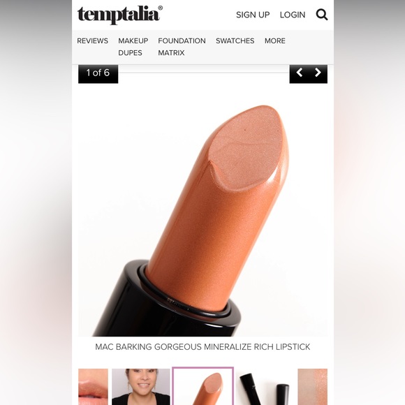 NWOB Barking Gorgeous MAC Mineralized Rich Lipstick Limited Edition